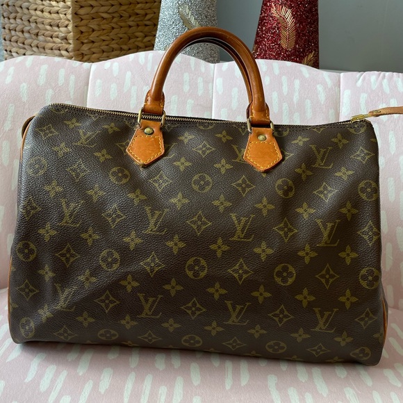 LOUIS VUITTON SPEEDY 35 MONO VINTAGE DC 824 ‼️PURGE SALE‼️ - Picture 2 of 16